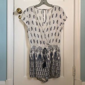 Bleuh Ciel paisley romper